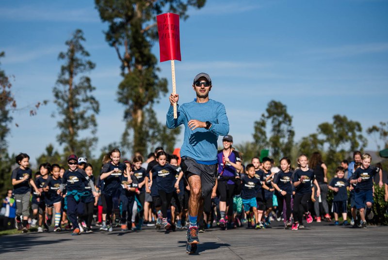 man running