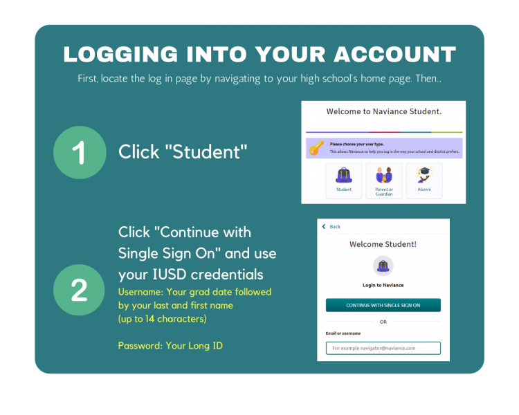 Logging into your Naviance account