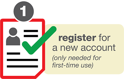 Register for a new account