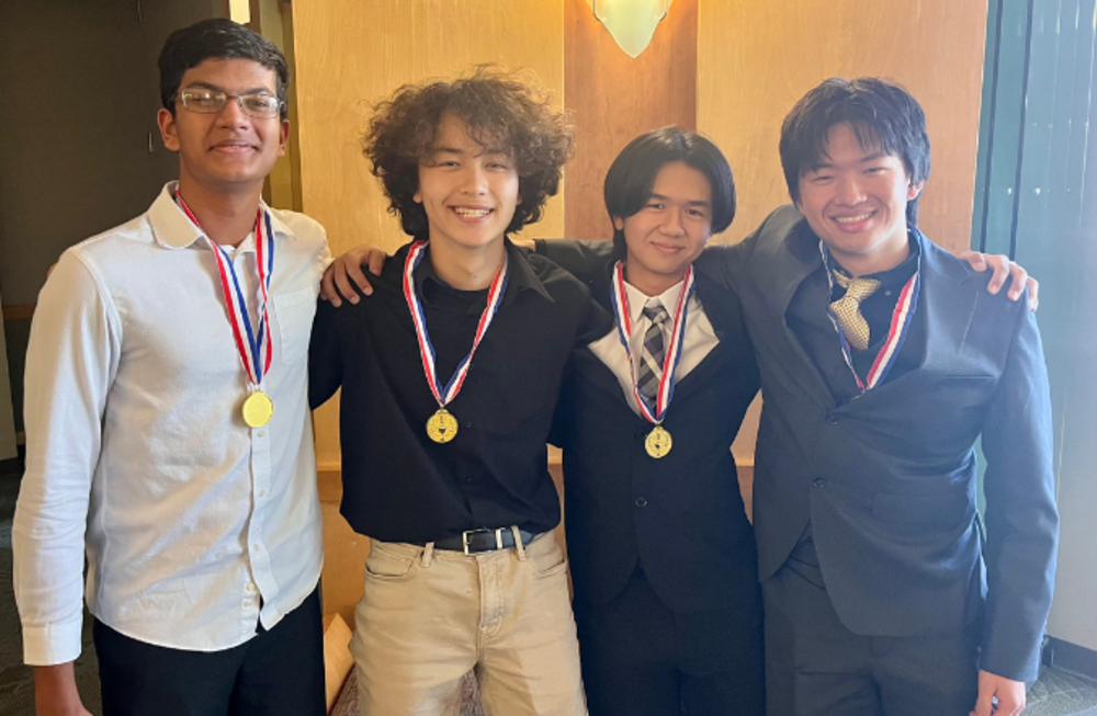 Irvine High School's National Economics Challenge team