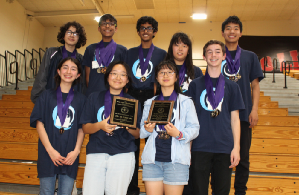 Lakeside Middle School Academic Pentathlon Team