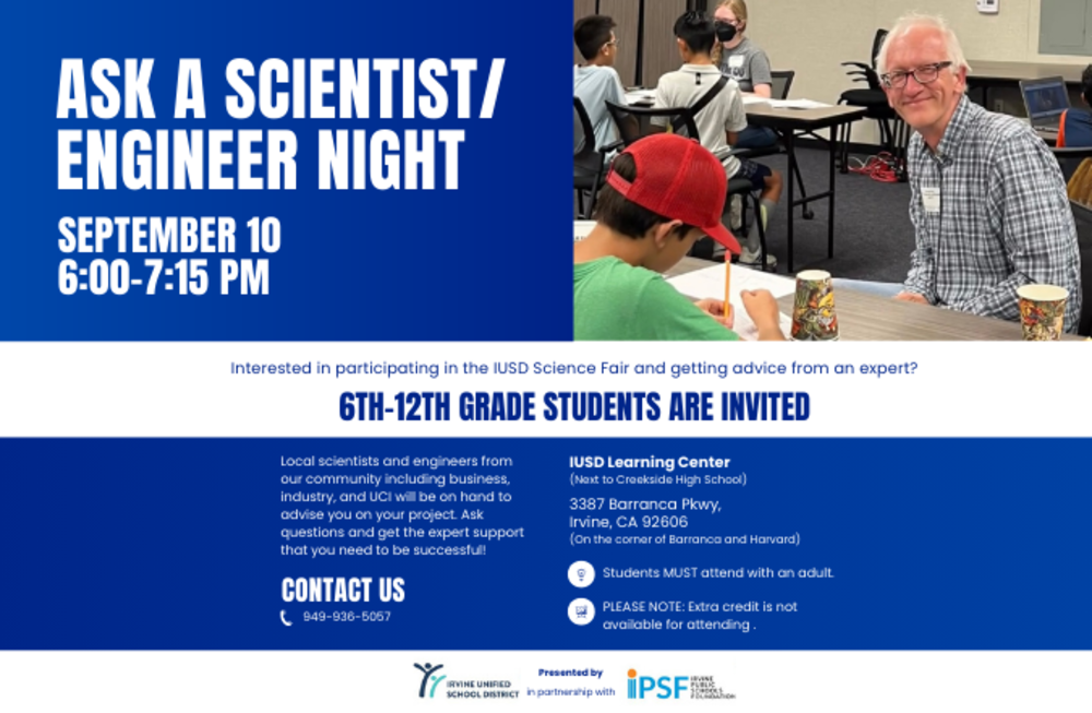 Ask a Scientist Night Information