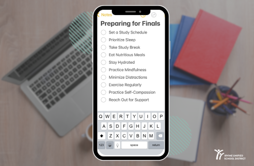 Preparing for final checklist on iphone notes