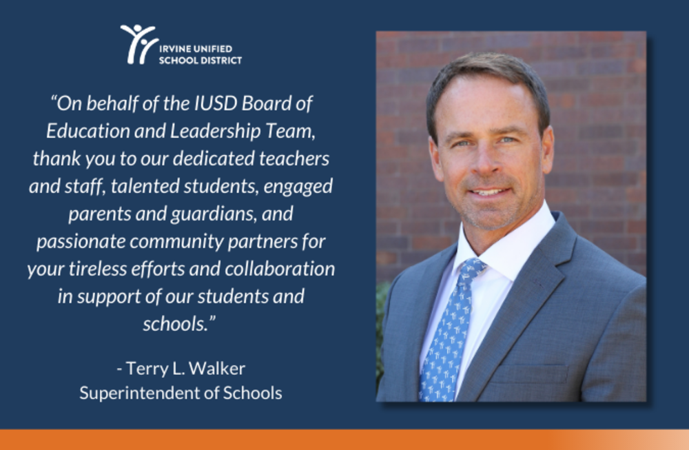 Terry Walker's December IUSD Insights Message