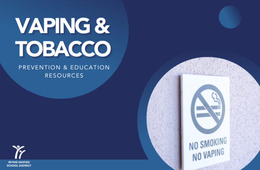 Vaping and Tobacco Resources, no smoking sign