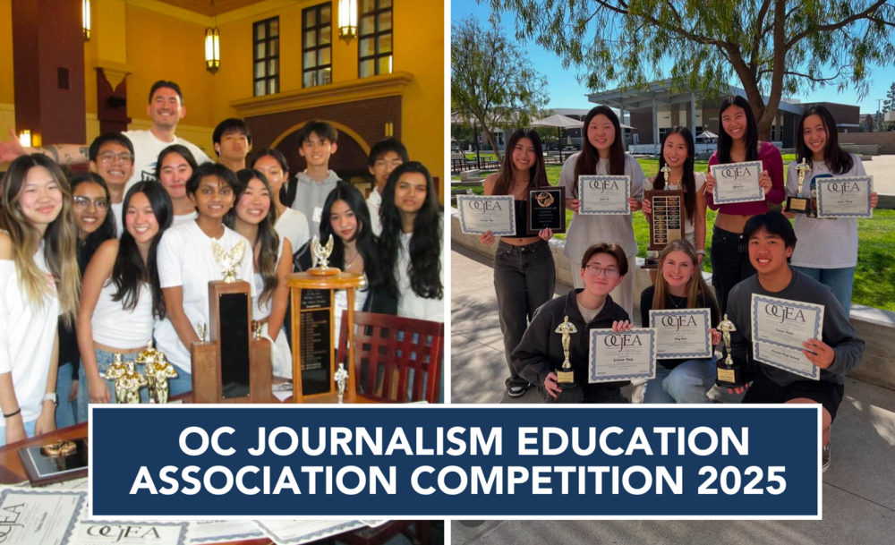 Students at Orange County Journalism Education Association (OCJEA) competition